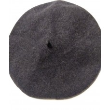 Vtg Mujers 100% Wool French Style Beret  Made in Checoslovakia  Grey. PreOwned  eb-86736819